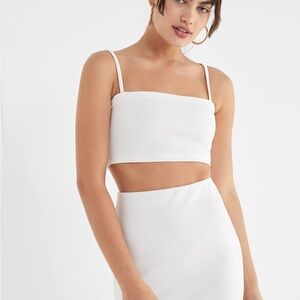 Urban Outfitters Pale Pink Cropped Tank